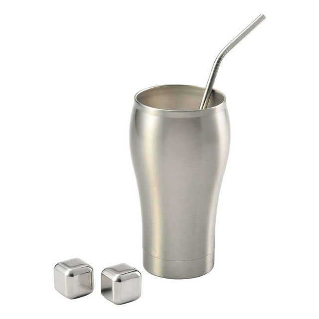 2 Pcs 304 Carrés en Acier Inoxydable pour Glace Vin Pierre B en Acier Inoxydable (2X Glaçons en Acier Inoxydable)