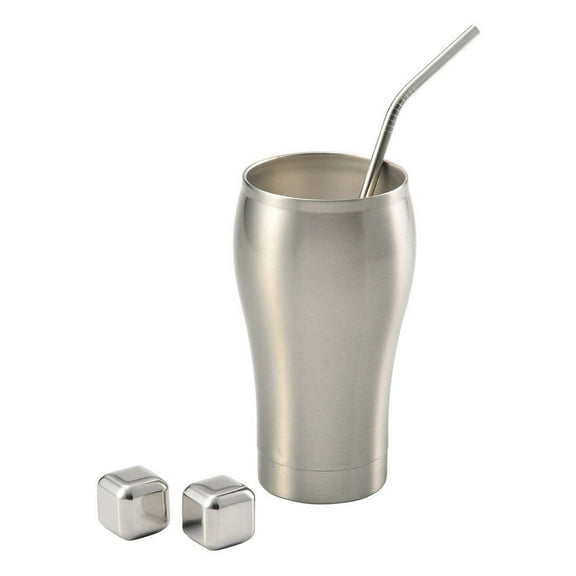 Clearance Ice Cube Mold under $5 Stainless Steel Ice Cubes Reusable Metal Chilling Stones with Whisky Keep Cold