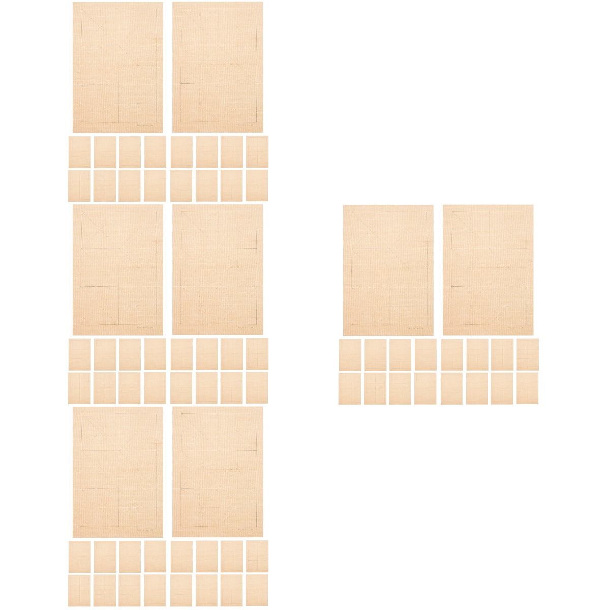 Masteelf 400 Sheets  Chinese Calligraphy Paper Vintage Writing Paper Calligraphy Training Paper Practical Rice Paper