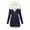 Navy, variant on Meichang Parkas Jackets for Women Padded Hoodies Parkas Coats Sherpa Hooded Puffer Jackets Fuzzy Fleece Lined Thicken Long Outerwear with Zipper Drawstring Waist