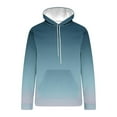 thumbnail image 5 of Big & Tall Hoodies for Men with Front Pocket Fleece Lined Sweatshirts Plus Size S-5X Mens Trendy Gradient Printed Long Sleeve Pullover Hoodie Tops, 5 of 5