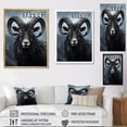 thumbnail image 4 of Designart "Majestic Ibex Brown Horns in the Wilderness I" Animals Floater Framed Wall Art Print, 4 of 7
