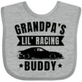 thumbnail image 3 of Inktastic Grandpas Lil Racing Buddy Boys or Girls Baby Bib, 3 of 4