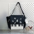 thumbnail image 4 of Music Themed School Backpack, School Backpack Set with Shoulder Bag, Water Resistant Daypack for College Outdoor, Black, 4 of 10