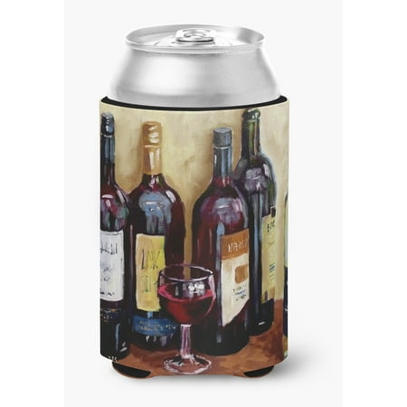 

Carolines Treasures SDSM0118CC Wine by David Smith Can or Bottle Hugger Can Hugger multicolor