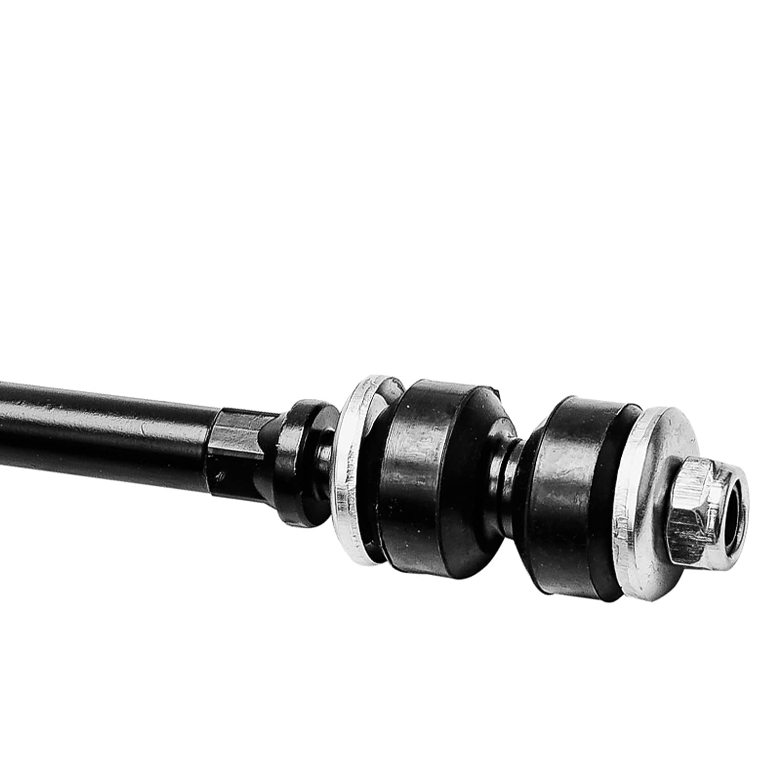 Detroit Axle - Front 2pc Sway Bars for 2005-2010 Dodge Dakota, 06-09 Mitsubishi Raider, 11 Ram Dakota, 2 Stabilizer Sway Bar End Links 2005 2006 2007 2008 2009 2010 2011 Replacement