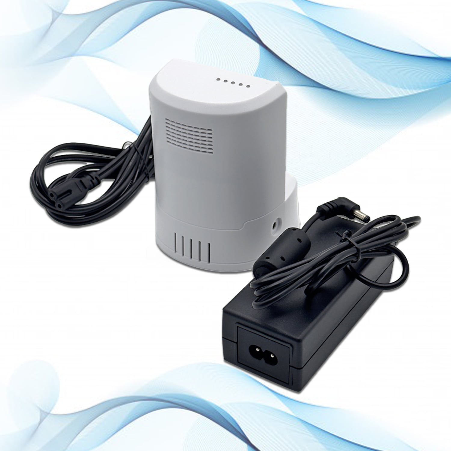 External Battery Charger w/AC Power Cord for ARYA Airtivo Max/Rhythm P2, P2-E6, P2-E7 Portable Oxygen Concentrator