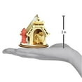 thumbnail image 3 of Old World Christmas K-9 Cottage Wooden Doghouse Ornament for Christmas Tree, Pomeranian, 3 of 4