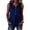 #44Dark Blue, variant on Tank Tops for Women Cotton Linen Button V Neck Sleeveless Shirts Casual Summer Gauze Boho Tops Beach Western Shirts Red L