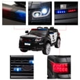 thumbnail image 4 of Ktaxon 12V Kids Ride On Police Car with Remote Control, 3 Speeds, LED Lights, Music, Electric Car Toy for Ages 1-8, 4 of 13