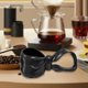 thumbnail image 1 of Taza de café, taza de té, decoración del hogar, reutilizable, bonita y moderna de cerámica con asa para adultos y niñas, regalo de cumpleaños para la Negro, 1 of 8