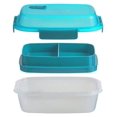 thumbnail image 2 of KioJJp Fuel Summit 40oz Two-Tier Bento Box | Tropical, 2 of 7