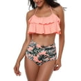 thumbnail image 2 of Girls Swimsuit Two Pieces Bikini Set Ruffle Falbala Swimwear Bathing Suits, 2 of 7