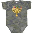 thumbnail image 3 of Inktastic Hanukkah Menorah Candles Boys or Girls Baby Bodysuit, 3 of 5