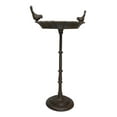 thumbnail image 6 of Rustic Cast Iron Lovebirds Perching On Sunflower Garden Bird Feeder Bath 23"H, 6 of 9