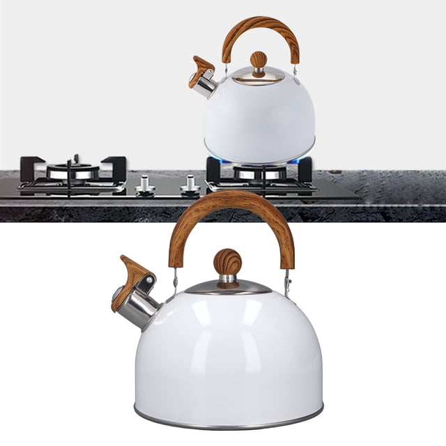 Hervidor Con Silbido, Hervidor Con Silbido Para El Hogar, Práctico Y Práctico, , Capacidad De 2,5 L, Acero Inoxidable 304 Para Hotel