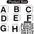 thumbnail image 3 of 52 Pieces Black Felt Alphabet Letter Stickers Self-Adhesive Soft Felt Cloth 26 Letters A-Z Sticker for Classroom Handicraft Learning Art Projects Party Decoration, 3 of 8