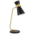 thumbnail image 5 of Uttermost 1-Light Coastal Marble and Metal Desk Lamp in Gold/Black, 5 of 8