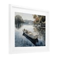 thumbnail image 2 of Stupell Industries Coastal Boat Ride Through Autumn Reflections White Framed Print Under Glass, 16 x 13, by Franklyn Gregory, 2 of 8