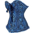 thumbnail image 2 of Women Lace Up Back Sexy Floral Corset For Women Lingerie Bustier Top Plus Size, 2 of 5