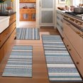 thumbnail image 2 of Kitchen Rugs Sets 3 Piece with Runner Floral Kitchen Floor Mat Carpet Farmhouse Rugs and Mats Non Skid Washable Runner Rug for Kitchen Office Sink Laundry, 2 of 12
