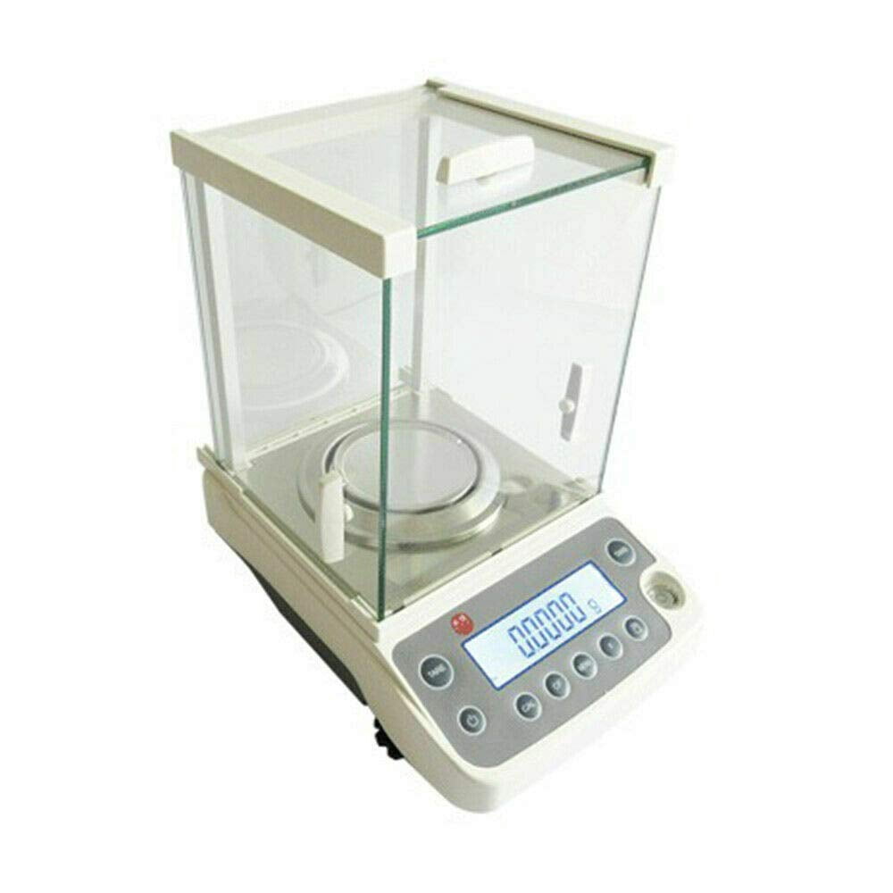 DENSET Analytical Balance Lab Scale Electronic Precision Scale120g x 0.0001g 0.1mg Digital Precision with Pan 110V