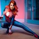 thumbnail image 5 of Halloween mujer niñas PS4 juego Spiderman superhéroe Cosplay traje Zentai traje adultos niños mono, 5 of 5