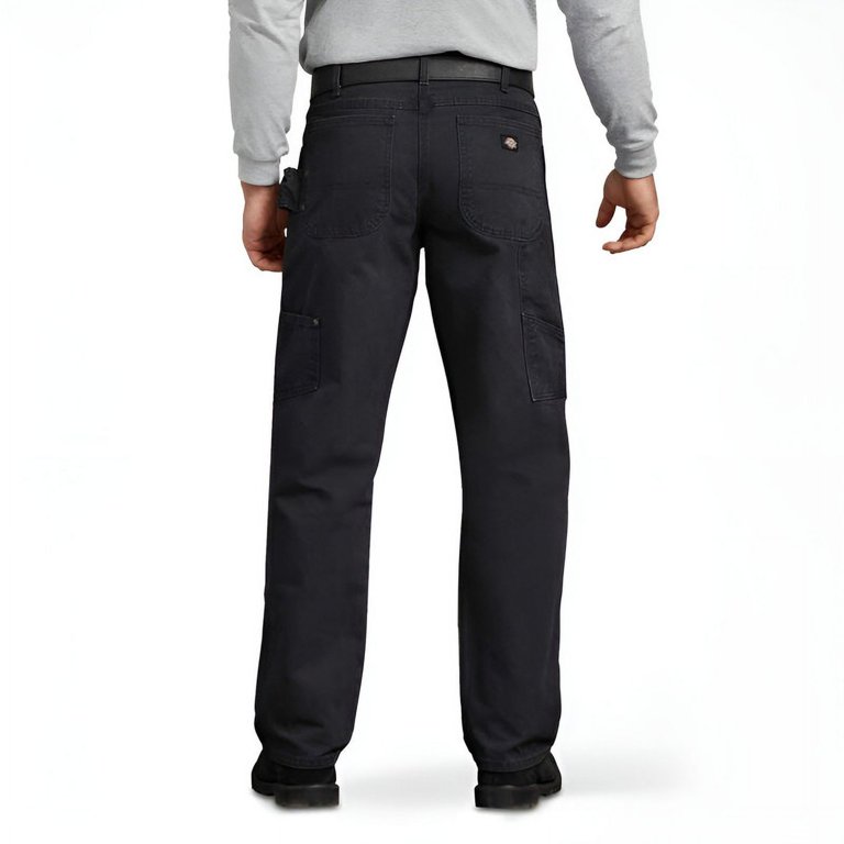 Dickies Men's Relaxed Fit Sanded Duck Carpenter Pants, Rinsed