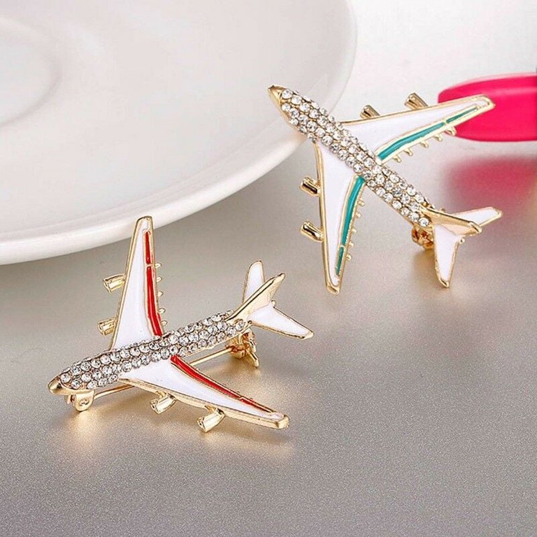 Airplane brooch sale