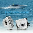 thumbnail image 2 of FARBIN Boat Horn Stainless Steel Waterproof Horn for Ships 12V Super Loud Horn With base bracket and Relay Harness for Car Sailboats Yachts Motorcycle Trucks etc. (Dual horn with wiring harness), 2 of 7
