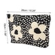 thumbnail image 3 of 1 Pc Bolsa de Maquillaje Portátil Impresa para Mujeres, Ideal para Viajes, Vacaciones y Camping, Lona Negra, 3 of 3
