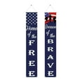 thumbnail image 2 of Clearance Under $5!Yyuenw American Flag Patriotic Soldier Porch Sign Banners, 4th of July Decorations Patriotic Decor Pre-assembled Hanging Banners for Yard Indoor Outdoor, Memorial Day Decorations, 2 of 5