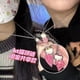 thumbnail image 3 of Collar de Hello Kitty para pareja, colgante de Metal con dibujos animados de Anime, estilo de pareja, regalo de cumpleaños y Navidad, 3 of 4