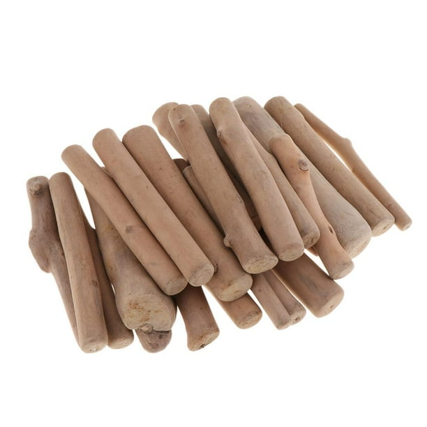 250 g/bolsa de palitos de madera flotante pequeños para manualidades, ideales para decorar la costa de Northumberland. 10cm - 250g