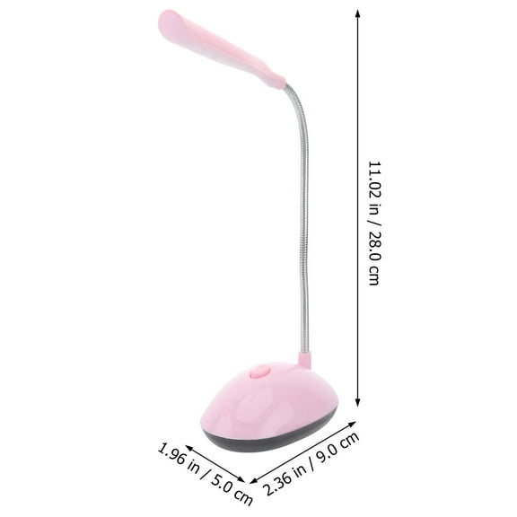 Toyvian Home Desk Lamps Pink 1Pack