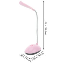 Toyvian Home Desk Lamps Pink 1Pack