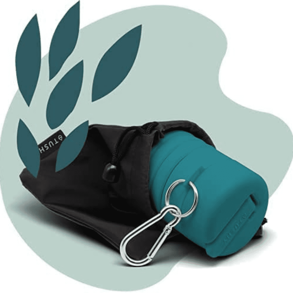TUSHY Travel Bidet, Discreet for Outdoors & Travel, Takeoff Teal, 1 Piece