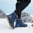 thumbnail image 5 of Winter Snow Ankle Boots Fur Lining Waterproof Outdoor Slip On Booties Sneakers for Women and Men, 5 of 13