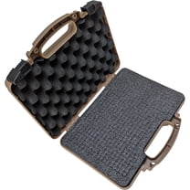 Hard Rifle Case with Pick & Pluck Foam - TSA Approved Gun Storage DS3TeK™ Polypropylene Latch - Tan