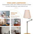 thumbnail image 4 of Small Lamp Shade E14/E27 Light Socket Tabletop Lamp Shade Lighting Accessory, 4 of 8