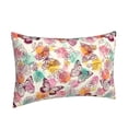 thumbnail image 2 of Fotbe Butterflies and Roses Pillow Cases - Envelope Closure - Luxury, Extra Soft, Cooling Pillow Covers - Wrinkle, Fade, Stain Resistant-20"x30", 2 of 9