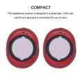 thumbnail image 1 of Ear Pads Cushions Head-mounted Noise Cancelling Headphones cushion selects premium leather Breathable Sleeve Earmuff Replacement for E55BT Gaming Headset Red, 1 of 8