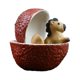 thumbnail image 1 of Mini figura de caballo de arcilla morada para decoración de fiestas de té Amarillo, 1 of 9