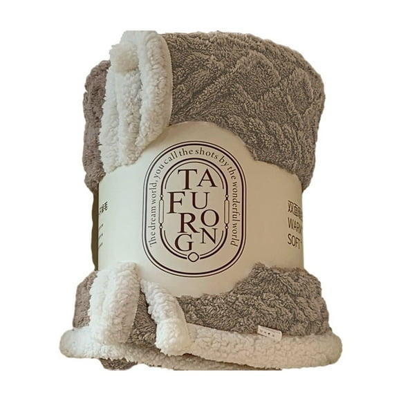 LEHOZIHEQ Wool Blanket, Soft Lightweight Breathable Blanket, Wool Fringed Knee Throw Blanket for Couch Bed Outdoor Travel