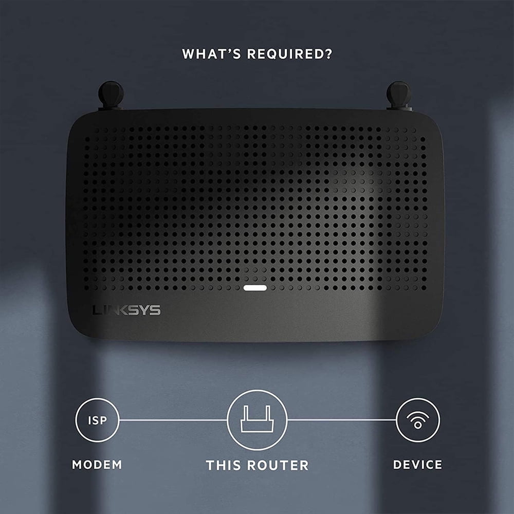 Linksys MR6350 Wireless Wifi 5 AC1300 Dual-Band Mesh Router with 1 YR CPS Enhanced Protection Pack