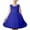 Blue, variant on Jinhomg Flower Girl Dress Girls V Back Satin Tulle Dresses A Line Bow Knot Communion Dress Wedding Guest Birthday Party Dresses Formal Gown Dark Blue 100