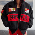 thumbnail image 1 of Veste de Course F1 Vintage Blanche Nascar Rétro Bomber Veste Formule 1 Veste Vintage Unisexe Y2K Mode Urbaine m, 1 of 5