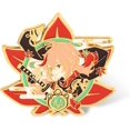 thumbnail image 1 of Genshin Impact Hutao Broche Pin - Hutao Personajes Cosplay Esmalte Broche Solapa Pin - Regalo para fanáticos, mujeres y niñas Kazuha -, 1 of 4