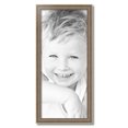 thumbnail image 2 of ArtToFrames 13" x 30" Aged White Gold Picture Frame, 13x30 inch Silver Wood Poster Frame (WOM-2036),  Pack, 2 of 7