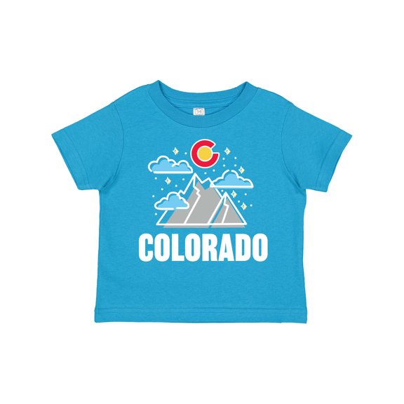 Inktastic Colorado Mountains and Clouds Boys or Girls Toddler T-Shirt